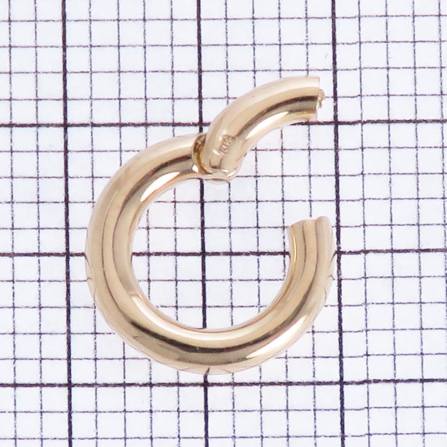 セグメントリングピアス クリッカーピアス ユニセックス 18金 10金