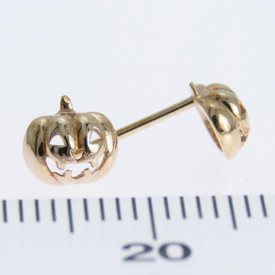 K10 ジャックオラタン ピアス 地金 ハロウィン 南瓜 かぼちゃ