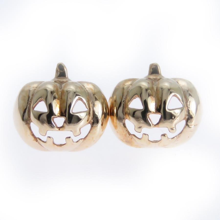 K10 ジャックオラタン ピアス 地金 ハロウィン 南瓜 かぼちゃ