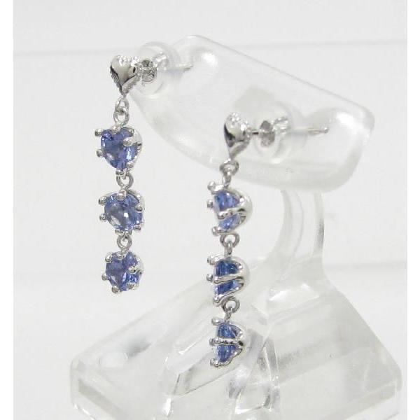 Ｋ１８ＷＧ　ホワイトゴールド　タンザナイト　ピアス 楽天市場】K18WG ホワイトゴールド タンザナイト ピアス 0.5ct