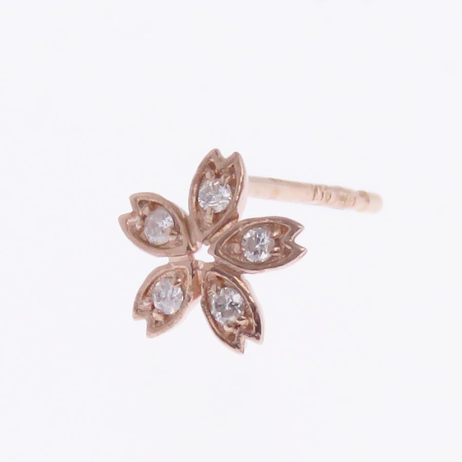 sakura 桜 ピアス ダイヤモンド K10 K18 Pt900 さくらモチーフ sakura 桜 ピアス ダイヤモンド K10 K18 Pt900 さくらモチーフ