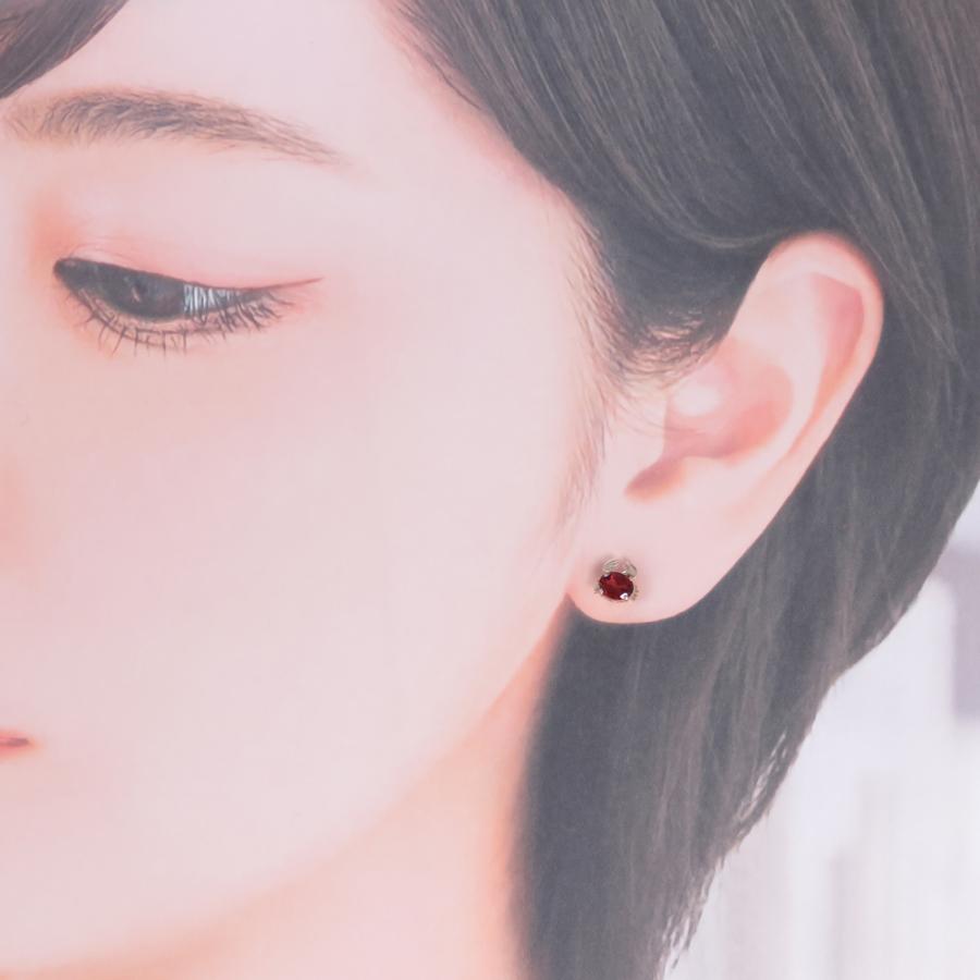 かに 蟹 crab ピアス ガーネット K18 K10 Pt900 レディース お手頃