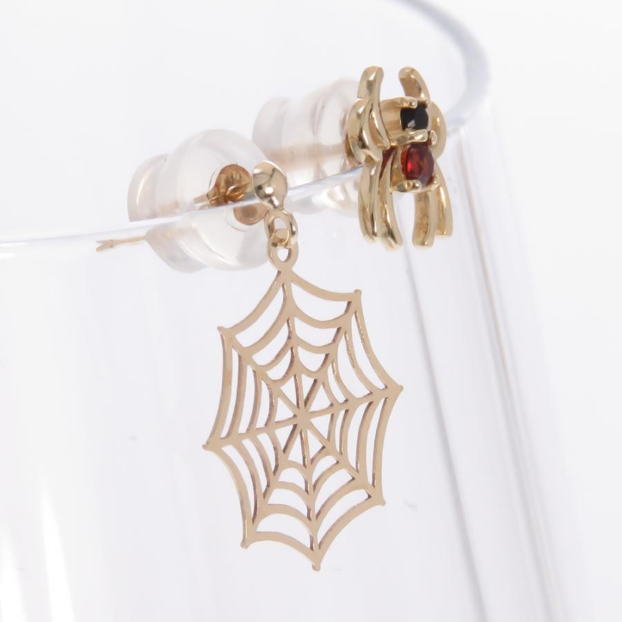 スパイダー 蜘蛛 くも 蜘蛛の巣 ピアス モチーフピアス ユニーク スパイダー 蜘蛛 くも 蜘蛛の巣 ピアス モチーフピアス ユニーク