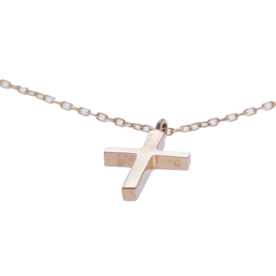 地金 ペンダント ネックレス K10 K18 Pt900 cross 十字架 クロス プチペンダントの画像