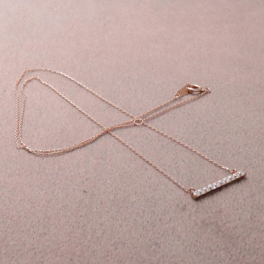 pt900 k18 コンビネックレス　バーネックレス pt900 k18 コンビバーネックレス