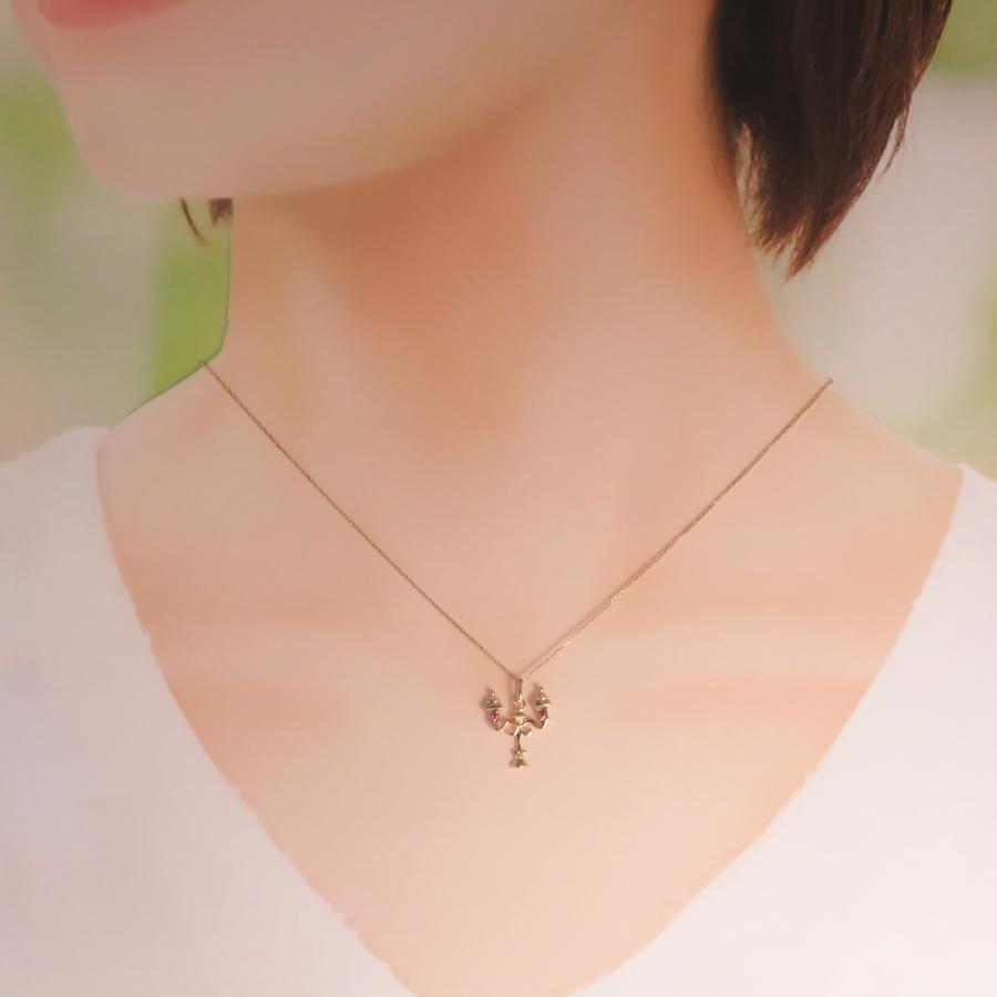 燭台 キャンドルホルダー ロウソク立て ネックレス レディース