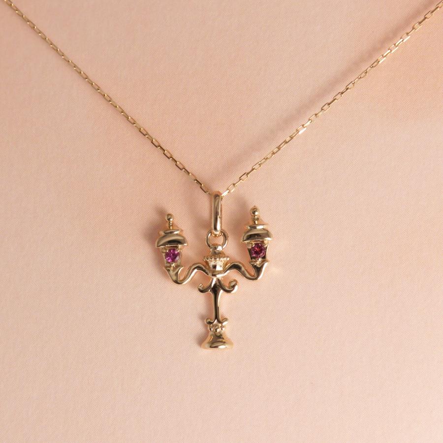 燭台 キャンドルホルダー ロウソク立て ネックレス レディース