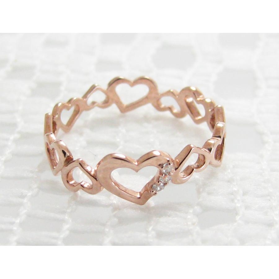 K10 ハートデザインリング