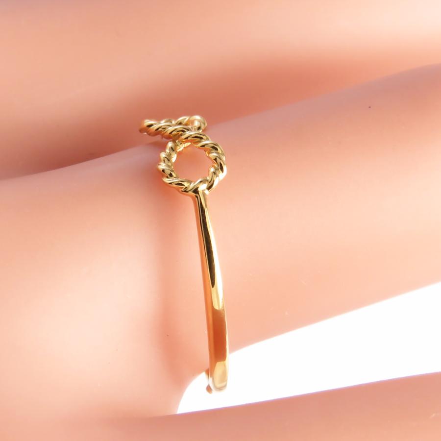 k18 K10 Pt900 地金 指輪 リング リボン インフィニティ 無限大