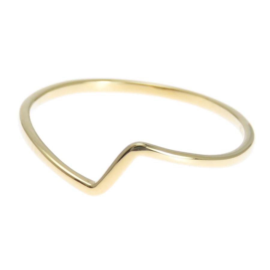 K10 華奢 細身の指輪 重ねつけ 10金 ゴールドリング シンプル 指輪 重ね付け 細め 細身 華奢 小さいX