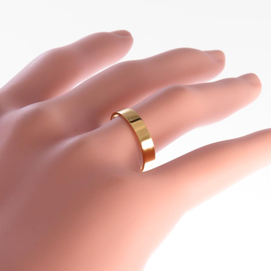 正規品・日本製 平打ち リング 指輪 k10 3.5ミリ 3.5mm幅 マリッジリング ペアリング 結婚指輪 10金