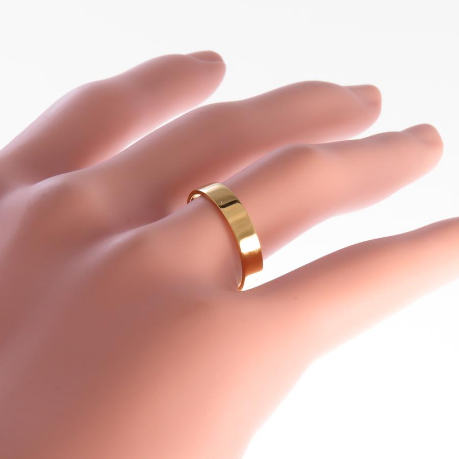 【値下げしました】K18 平打ちリング 幅約1cm 重さ約6g 楽天市場】平打ち リング 6mm幅 18金 平打ち 指輪 リング K18