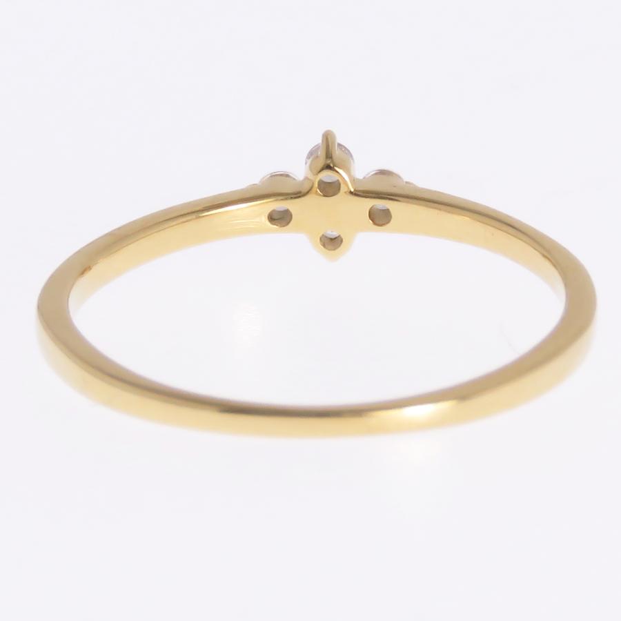 ラ*ラ様 ダイヤモンド　ピンキーリング　6号サイズ　イエローゴールド ラ*ラ様 ダイヤモンド ピンキーリング 6号サイズ イエロー