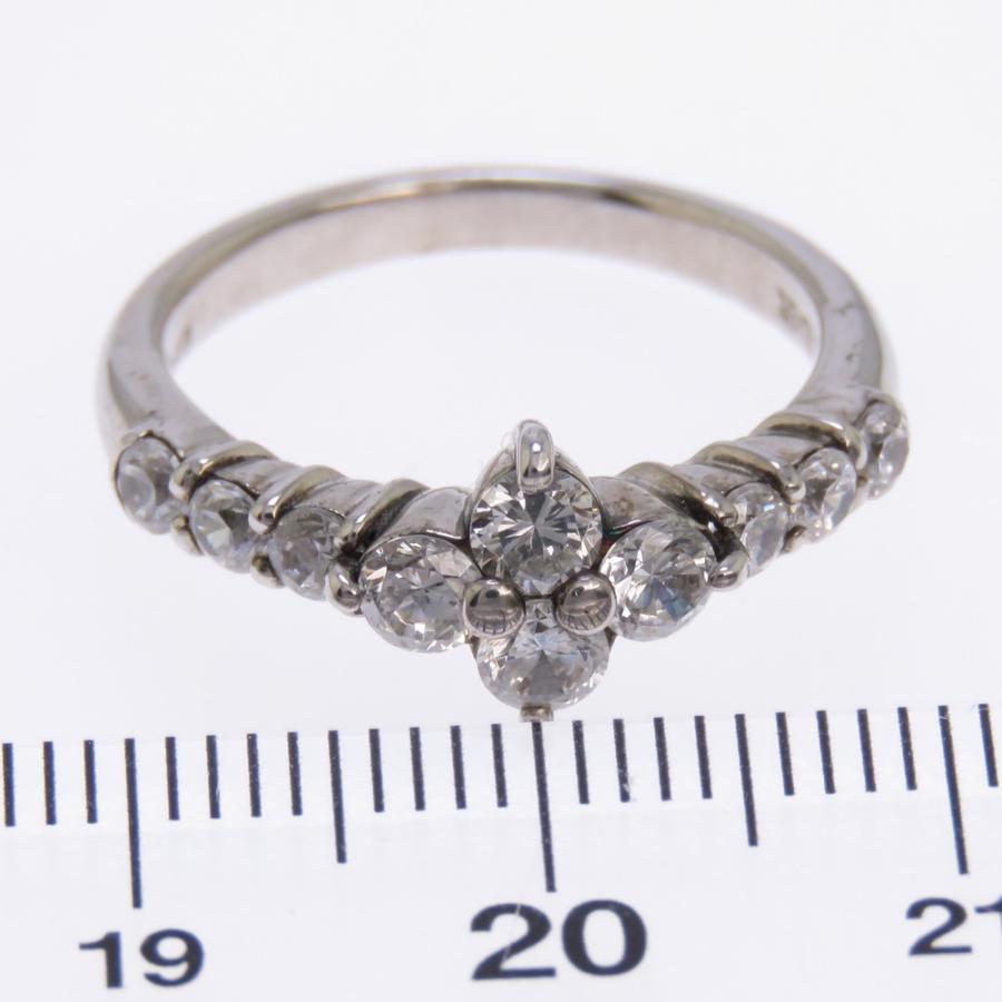 pt900ダイヤモンド指輪 リング 指輪 16号 Pt900プラチナ ダイヤモンド 1.12ct