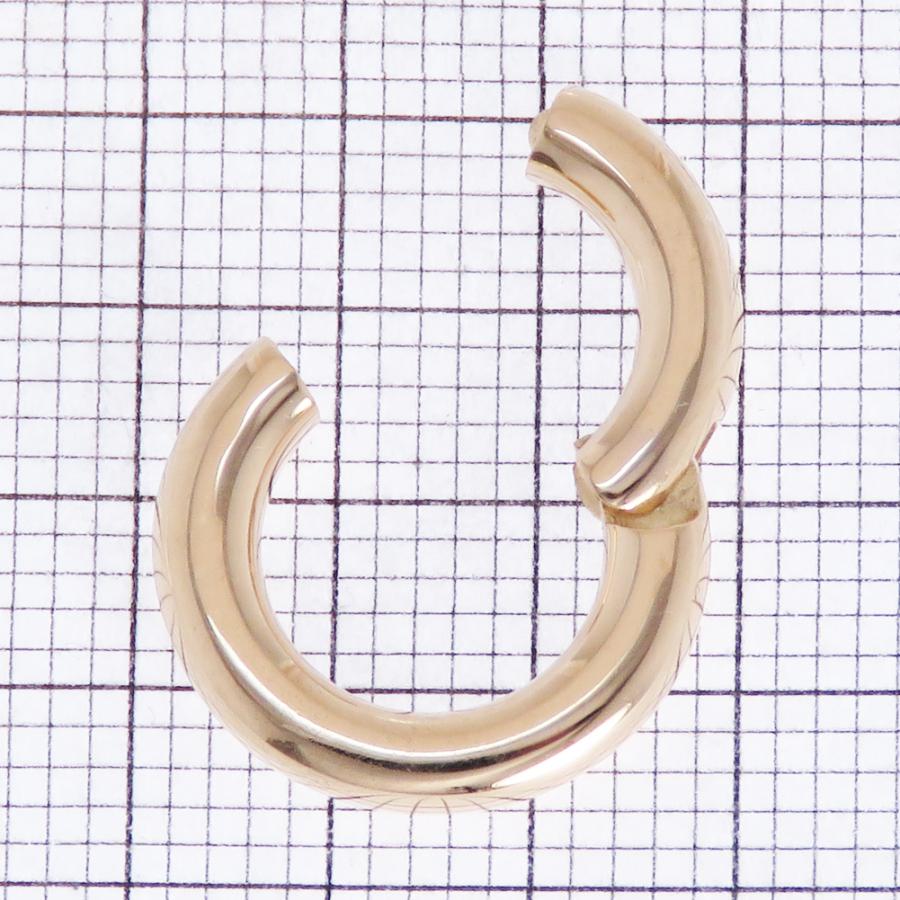 セグメントリングピアス クリッカーピアス ユニセックス 18金 10金