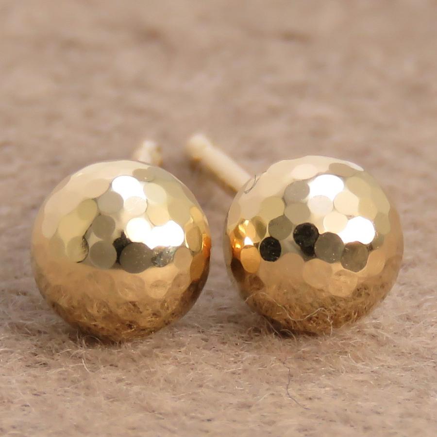 ピアス 太軸 特芯 対応 加工 0.9mm 0.8ミリ 地金 K18 ミラー