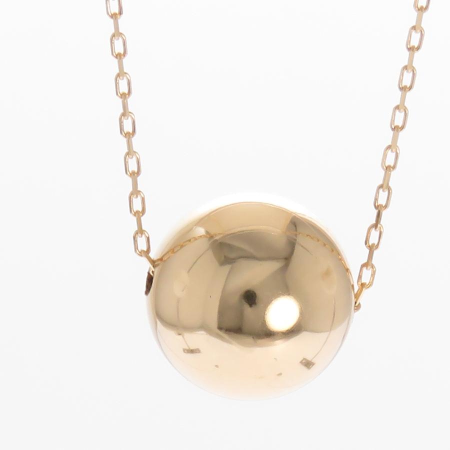 18k丸型ペンダントネックレス　50cm 楽天市場】K18PGピンクゴールド 丸小豆/丸あずき/丸あづき/丸