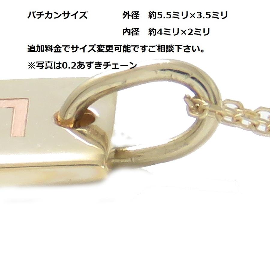 ネーム プレート ペンダント ネックレス K10 金色選択可 シンプル