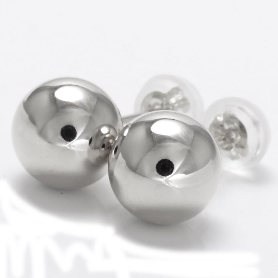 ピアス Pt900 8ミリ 玉 セカンドピアス 地金 丸玉 ファーストピアス 