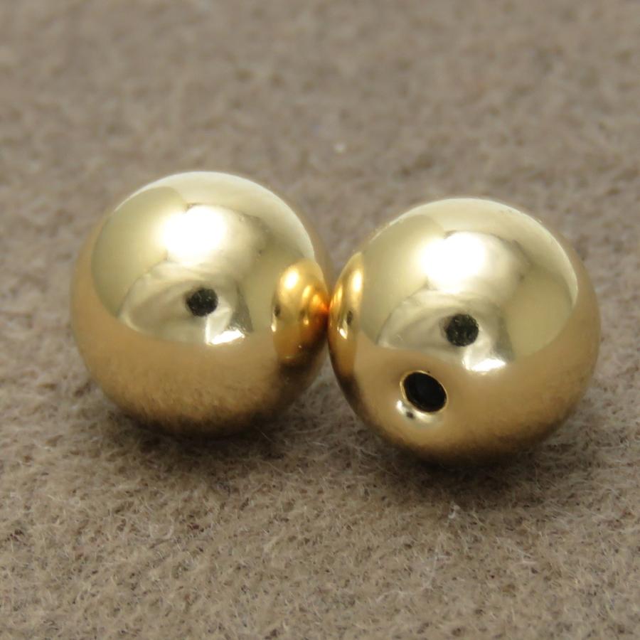 ピアス キャッチ K18 丸玉 8mm 8ミリ玉 ピアスキャッチ 丸玉キャッチ
