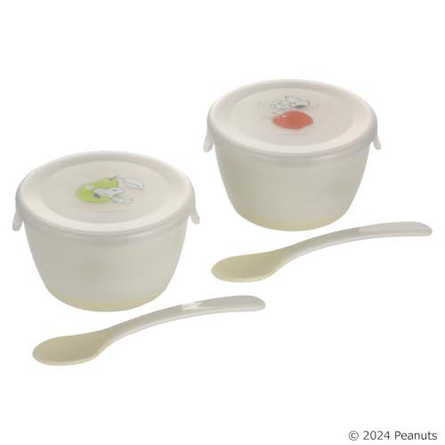 リッチェル ピーナッツ コレクション 離乳食小分けカップセット(フタ・スプーン付)FS 1個 100ml スヌーピー 5カ月頃から | 