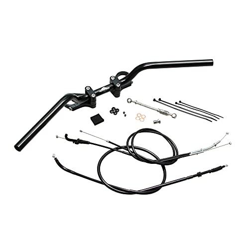 ハンドベル　3セット ハリケーン(HURRICANE) BMコンチ3型 バーハンドルkit Ninja250