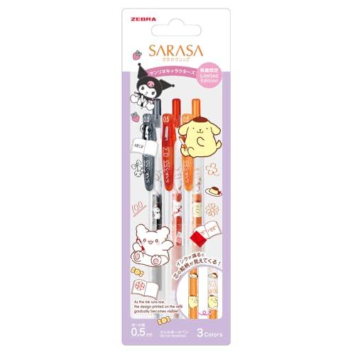 ゼブラ ジェルボールペン サラサクリップ 0.5mm サンリオ 限定 3色