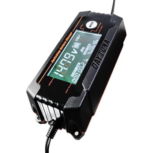 デイトナ(Daytona) バイク バッテリー充電器 車兼用 デイトナ(Daytona) バイク バッテリー充電器 車兼用 (ジェル/密閉/開放