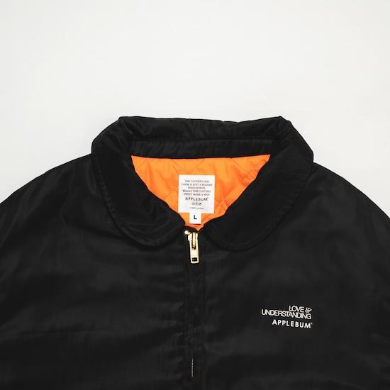APPLEBUM（アップルバム） FLIGHT INNERCOTTON JACKET BLACK ブラック