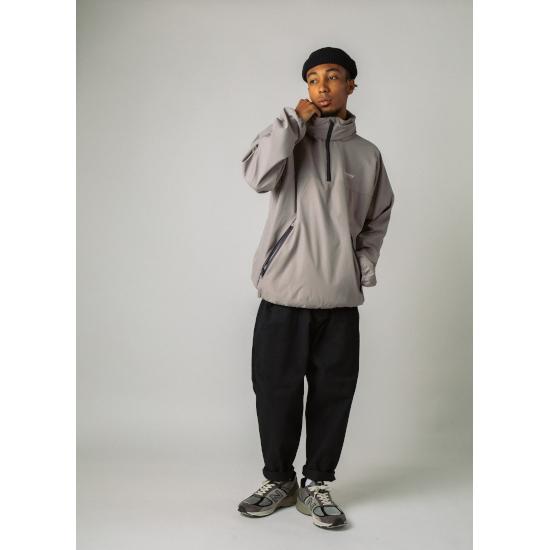 アップルバム APPLEBUM アップルバム HI-TECH HALF ZIP ANORAK GREY グレー : RAPPA