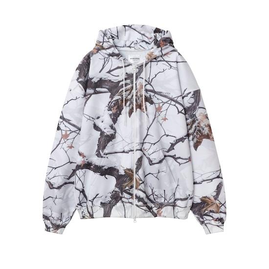 MAGIC STICK マジックスティック WHITE SNOW CAMO ZIP UP HOODIE WHITE SNOW CAMO ホワイトスノーカモ | MAGIC STICK