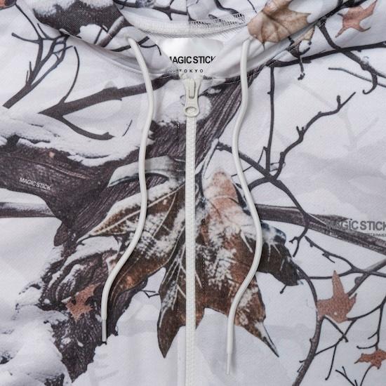 MAGIC STICK マジックスティック WHITE SNOW CAMO ZIP UP HOODIE WHITE SNOW CAMO ホワイトスノーカモ | MAGIC STICK | 07