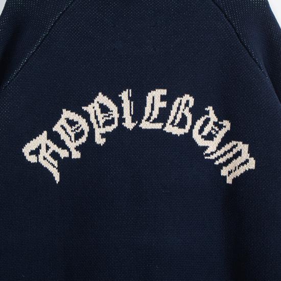 APPLEBUM アップルバム "NEW YORK HIGHLANDERS" KNIT SWEATER NAVY ネイビー｜rappa｜09