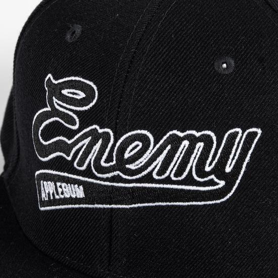 APPLEBUM アップルバム ”ENEMY” BASEBALL CAP BLACK ブラック｜rappa｜06