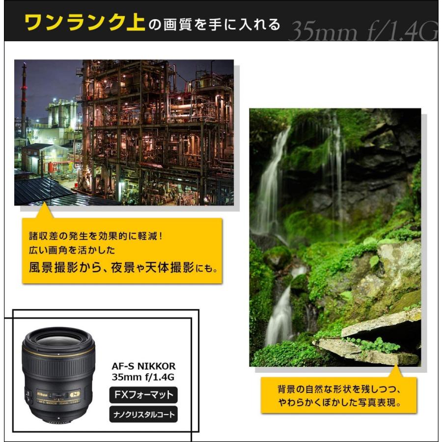 Nikon 単焦点レンズ AF-S NIKKOR 35mm f/1.4G フルサイズ対応｜rapport-st-shop｜04