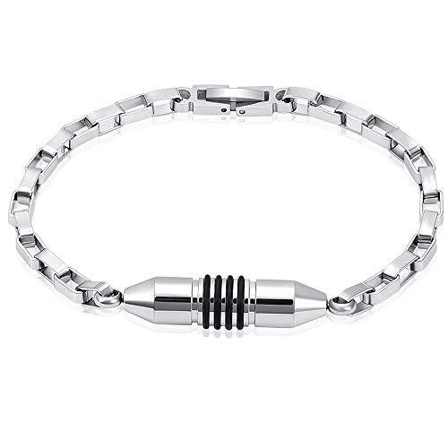 ガラス砂時計鋼火葬ジュエリー???コンテナVialペンダントUrnネックレスステンレススチール円柱ボトル記念碑ガラス鋼火葬記念品ジュエリー