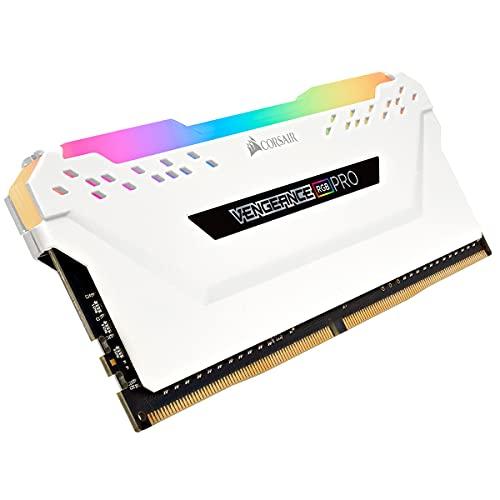 値下 Corsair DDR4-3200MHz デスクトップPC用 メモリ VENGANCE RGBシリーズ 32GB [16GB×2枚] ホワイトCMW3