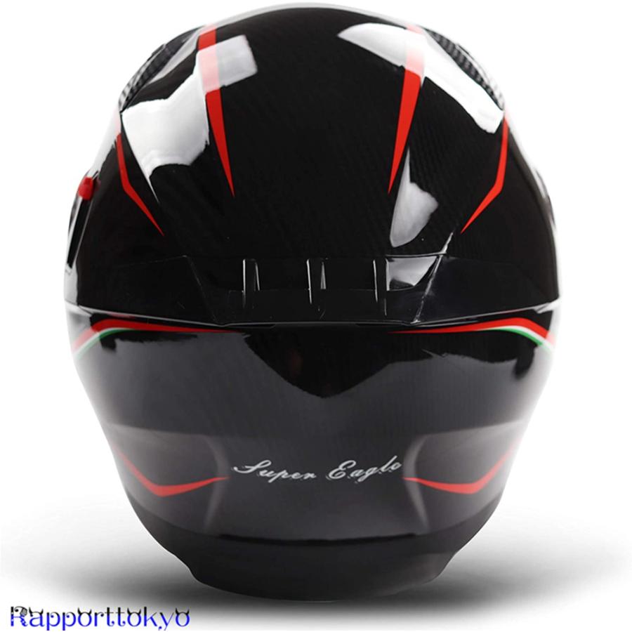 サンバイザー付き 柔らかい内装 ファッションフルフェイスヘルメット