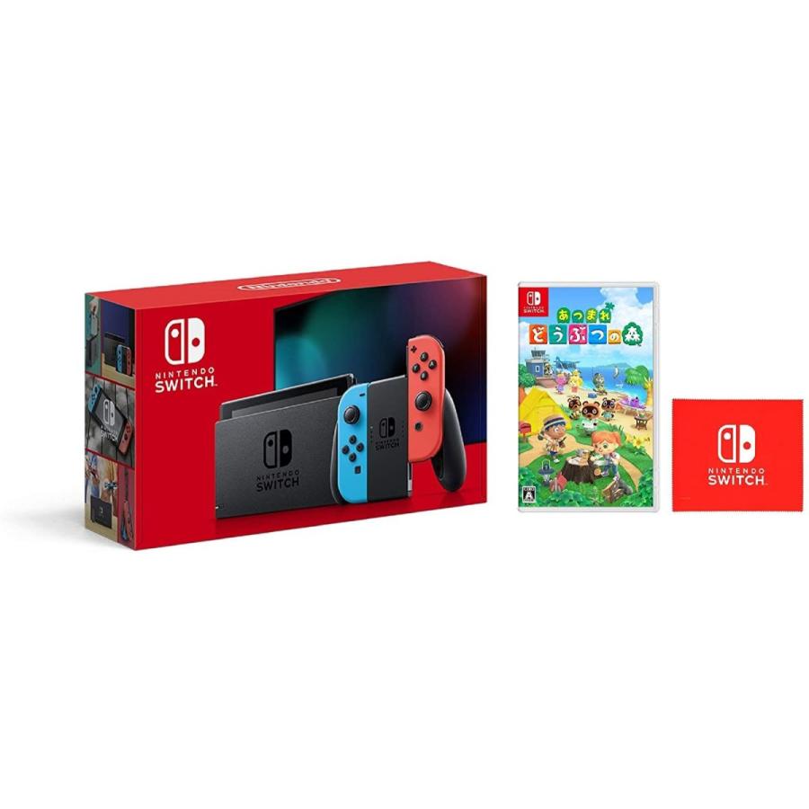 全商品オープニング価格 特別価格 Nintendo Switch 本体 ニンテンドースイッチ Joy Con L テレビゲーム ネオンブルー R ニンテンドースイッチ ネオンレッド あつまれ どうぶつ Joy Con L ラッピーモール 最新な