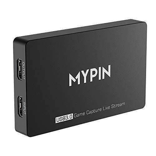 オープニング大セール OUTLET SALE USB3.0対応 ? MICマイク機能追加 MYPIN HDMIゲームキャプチャー HD1080p 実況生 60fps ビデオキャプチャー