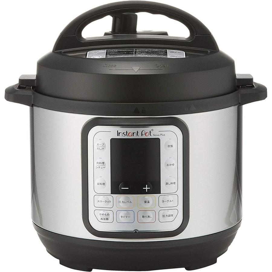 春の新作シューズ満載 国内正規輸入品マルチ電気圧力鍋 Instant Pot インスタントポット 1台7役 Nova Plus Mini 3 0l ブラック Organizacaosilveira Com Br