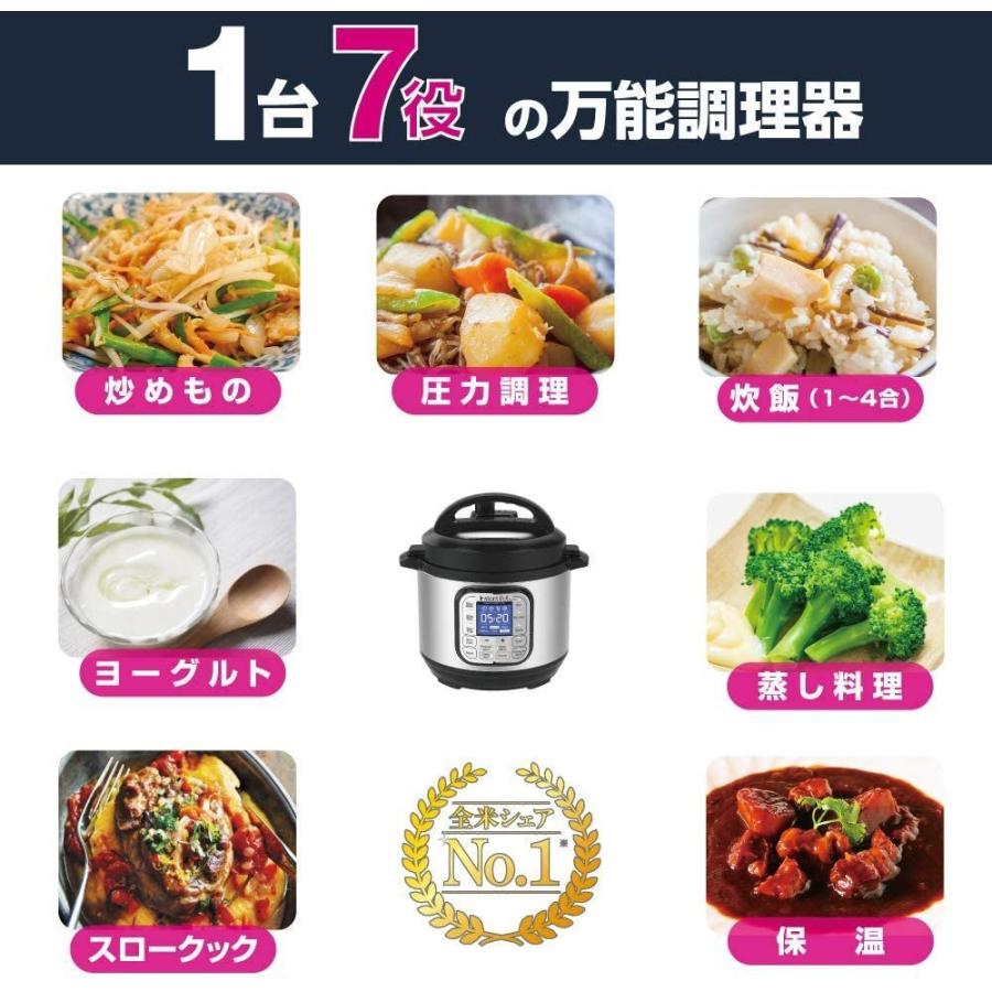 春の新作シューズ満載 国内正規輸入品マルチ電気圧力鍋 Instant Pot インスタントポット 1台7役 Nova Plus Mini 3 0l ブラック Organizacaosilveira Com Br