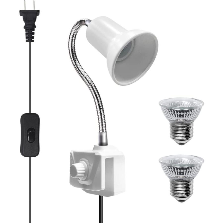 新作通販 ライト 爬虫類 両生類用 亀ライト バスキングライト ペット用 Ac 最大消費電力100w 2 水族館用 360 回転でき 110 2v