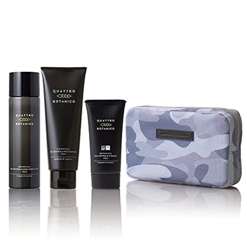スーパーセール オールインワン化粧水 セット スキンケア メンズ クワトロボタニコ 洗顔 オイリー肌 毛穴 脂性肌 皮脂 ポーチ付き Uv 日焼け止め スキンケア 基礎化粧品 Arc287bc Com