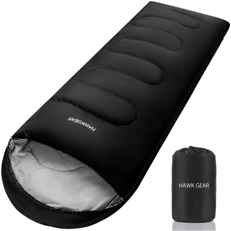 HAWK GEAR(ホークギア) 丸洗いできる寝袋 マミー型 シュラフ -15度耐寒 
