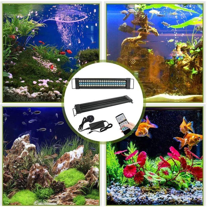 Cestmall 水槽ライト アクアリウムライト Led魚ライト 熱帯魚ライト 5つの照明モード 明るさ調整 タイマー付き 観賞魚飼育 水草 ラッピーモール 通販 Yahoo ショッピング