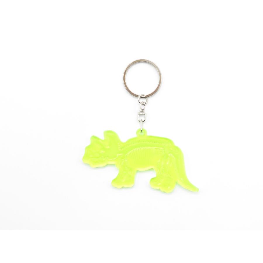 リュウちゃん☆希少☆未使用☆コーチ☆恐竜 キーホルダー グリッター 恐竜 Flashフラッシュキーホルダー「トリケラトプス」 : Raptors