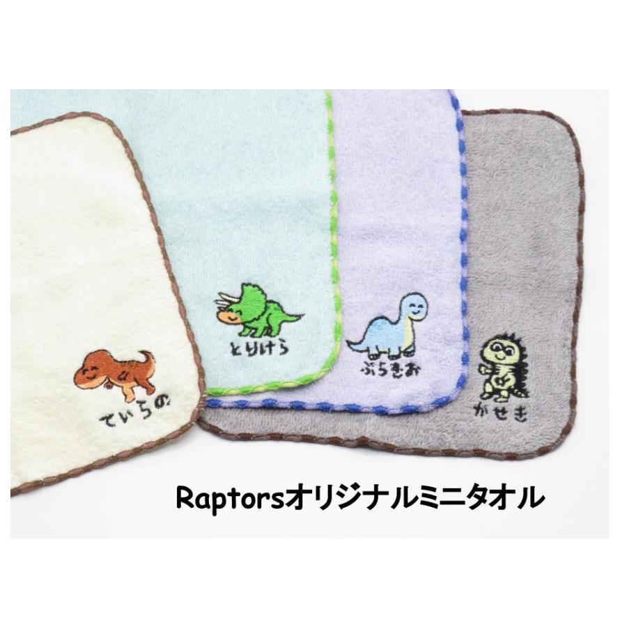 ミニタオル ハンカチ ぶらきおさん 20cm おえかきさん 恐竜 綿100