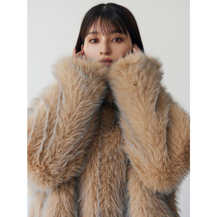 ムルーア　MIXフェイクファーブルゾン MURUA（ムルーア） MIXフェイクファーブルゾン 即日発送 限定価格