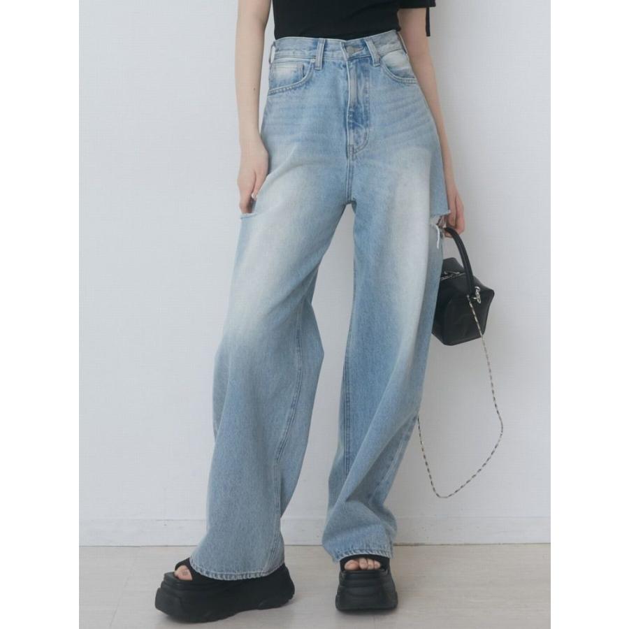 EMODA（エモダ） サイドカットワイドルーズジーンズ : RAPTURE - 通販